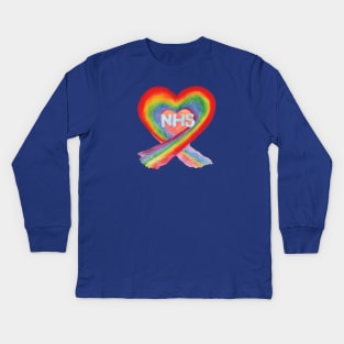 I Love the NHS Kids Long Sleeve T-Shirt